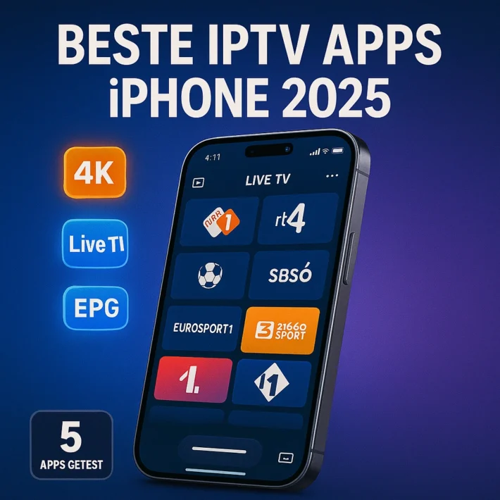 mijn persoonlijke top 5 na het testen 11 Beste IPTV app iPhone mijn persoonlijke top 5 na het testen.webp